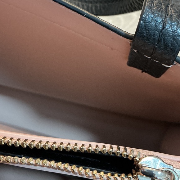 kate spade Black Pebbled Leather Tote with Tassel Bow - Picture 5 of 8